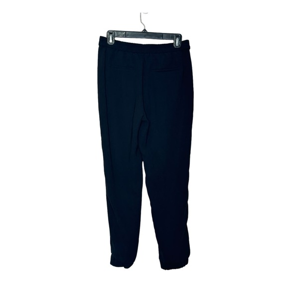 J. Crew black tapered legs casual pull on pants size 4 - Picture 9 of 10